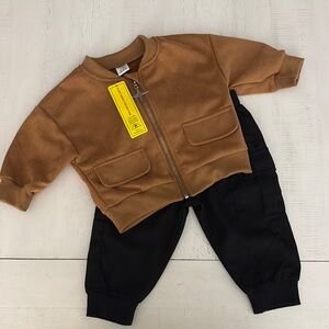 Stylish Tan and Black Kids Bottoms